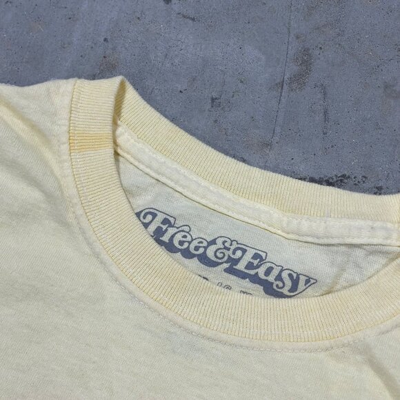 $58 NEW FREE & EASY POPPY YELLOW TEE - Picture 6 of 7